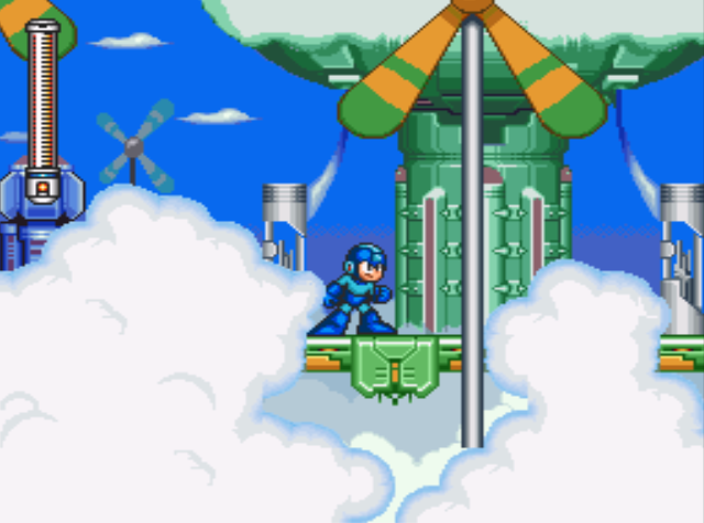 Mega Man 7 screenshot - Cloud Man